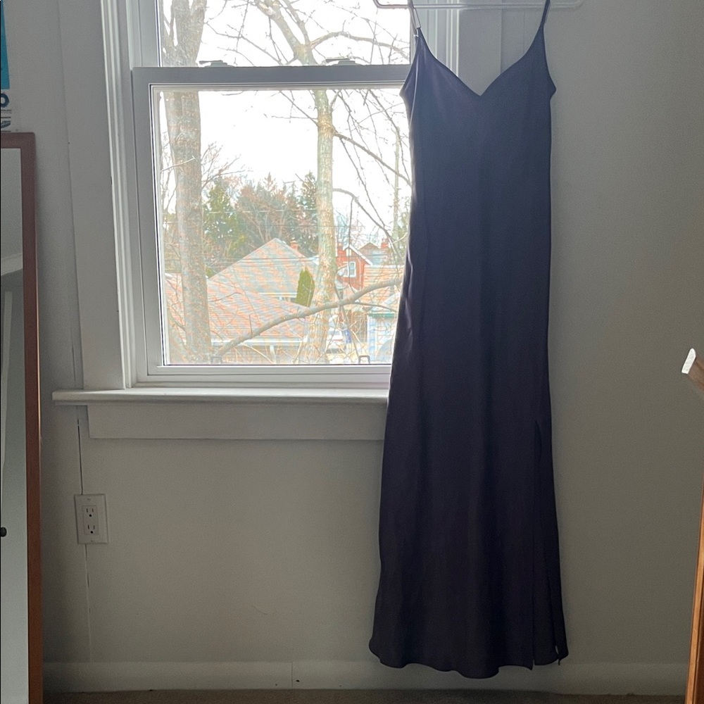 Vintage Slip Maxi Dress in Deep Plum - Women